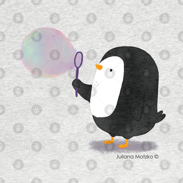 Penguins love Bubbles by thepenguinsfamily